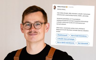 Keskustelumainos eli Conversation Ad LinkedIn-mainonnassa